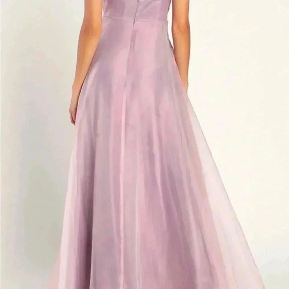 Lulus - endlessly angelic lavendar maxi dress woman’s size S - Picture 2 of 8